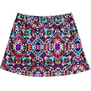 Smashgirl Color Splash Tennis Skort Sz Large